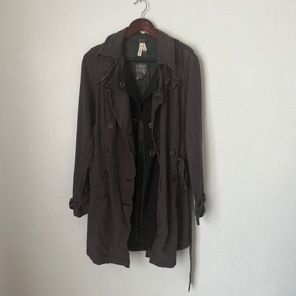We The Free Free People Rugged Trench Extra Buttons Still Attached Never Worn XS